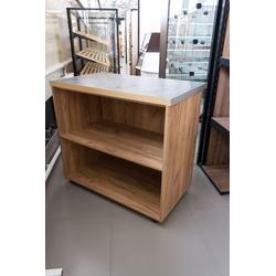 (ДКРФ-04) Прилавок рабочий "OAK" с полкой
