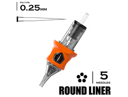 5 RL/0.25 Round Liner Micro - "INKin EZ tattoo"