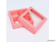 Коробка для конфет 4 шт розовый  12,5 х 12,5 х 3,5 см