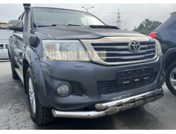 Защита переднего бампера с перемычками d76/60 для Toyota Hilux (2011-2015)