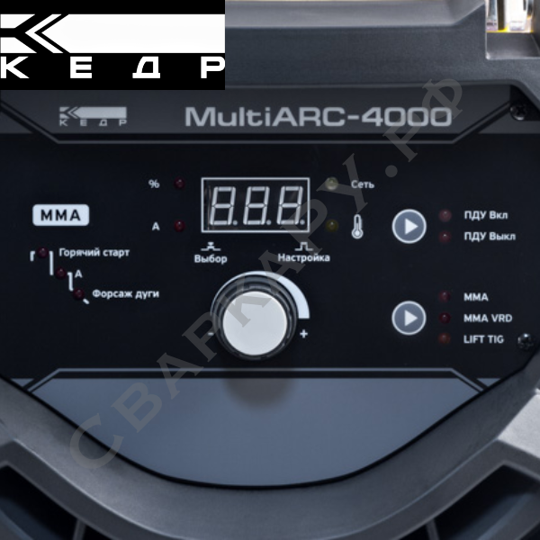 Инвертор сварочный Кедр MultiARC-4000