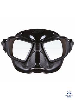 Маска для дайвинга OMER Zero 3 Matt, черный силикон