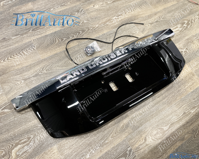 Накладка на багажник Toyota Prado 150 13-17 черная +хром