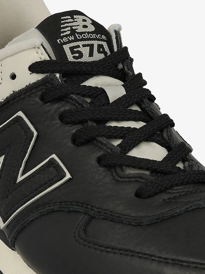 New Balance 574 Leather Black женские