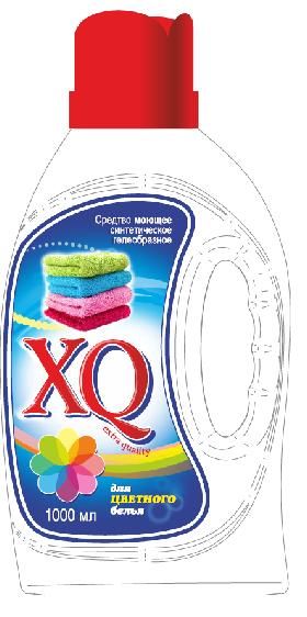 Средство гелеобразное для стирки "XQ" для цветного белья, 1л
