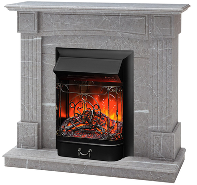 Электрический камин Andrea GR с очагом Majestic
