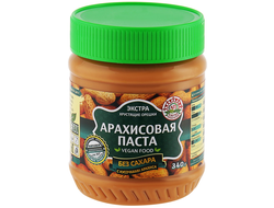 Арахисовая паста (Азбука Продуктов) без сахара 340гр (12)