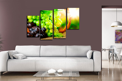 Модульная картина "Лоза винограда"