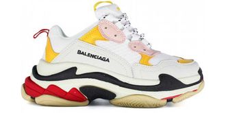 Женские кроссовки Balenciaga (Баленсиага) Triple S Серо-Розовые женские (36-41)