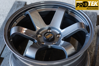 Комплект дисков R18 9,0J ET+30 5*114,3 RAYS Volk Racing TE37 SL Графит (D116)