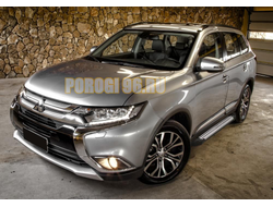 Пороги на Mitsubishi Outlander (2015-2018) Bmw-style V2
