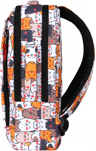 Рюкзак сумка для ноутбука диагональю до 17.3 дюймов Optimum 17.3" RL, котики