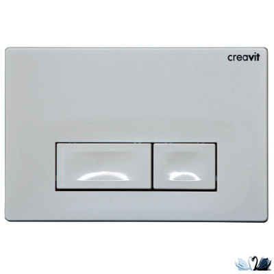 Инсталляция для унитаза Creavit GR5003.01 с кнопкой Ore GP3001.00 белая глянец