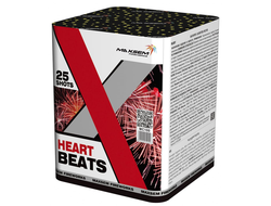 Батарея салютов HEART BEATS MC100 MAXSEM | Neva-Salut.com