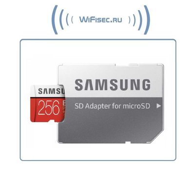 Карта памяти microSDXC UHS-I U3 Samsung EVO PLUS 256 ГБ, 100 МБ/с, Class 10, MB-MC256HA/RU, 1 шт., переходник SD