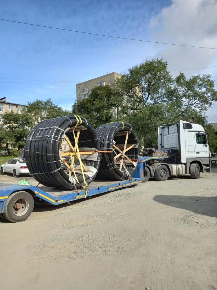 поставка труб на теплосети  г. Большой Камень