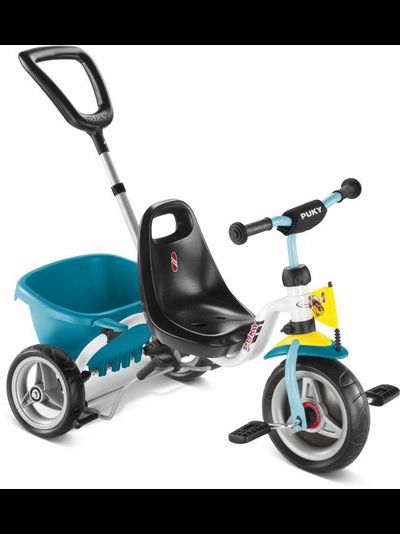 Трехколесный велосипед Puky CAT 1S white/mint белый/мятный