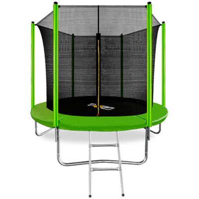 Батут Arland 8FT с внутренней страховочной сеткой и лестницей
