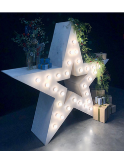 Светодиодная звезда, 185 см (Аренда)