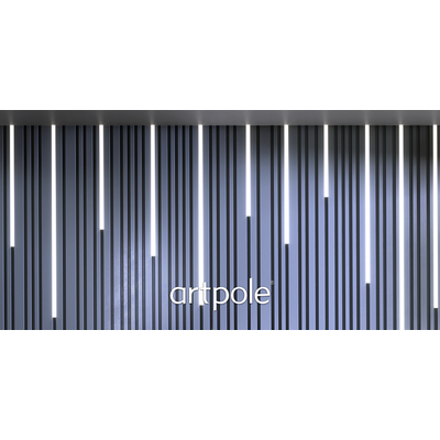 Гипсовая панель BARCODE BIG + LED артикул D-0009