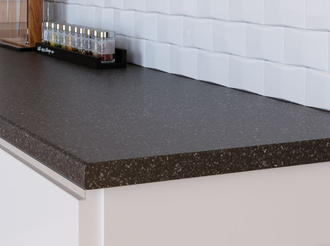 Столешница 3050x600x27 1U 4060 Черное серебро матовый