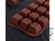 Форма для льда и шоколада «Шоколадные конфеты», 21,5×10×1,5 см, 15 ячеек, цвет МИКС