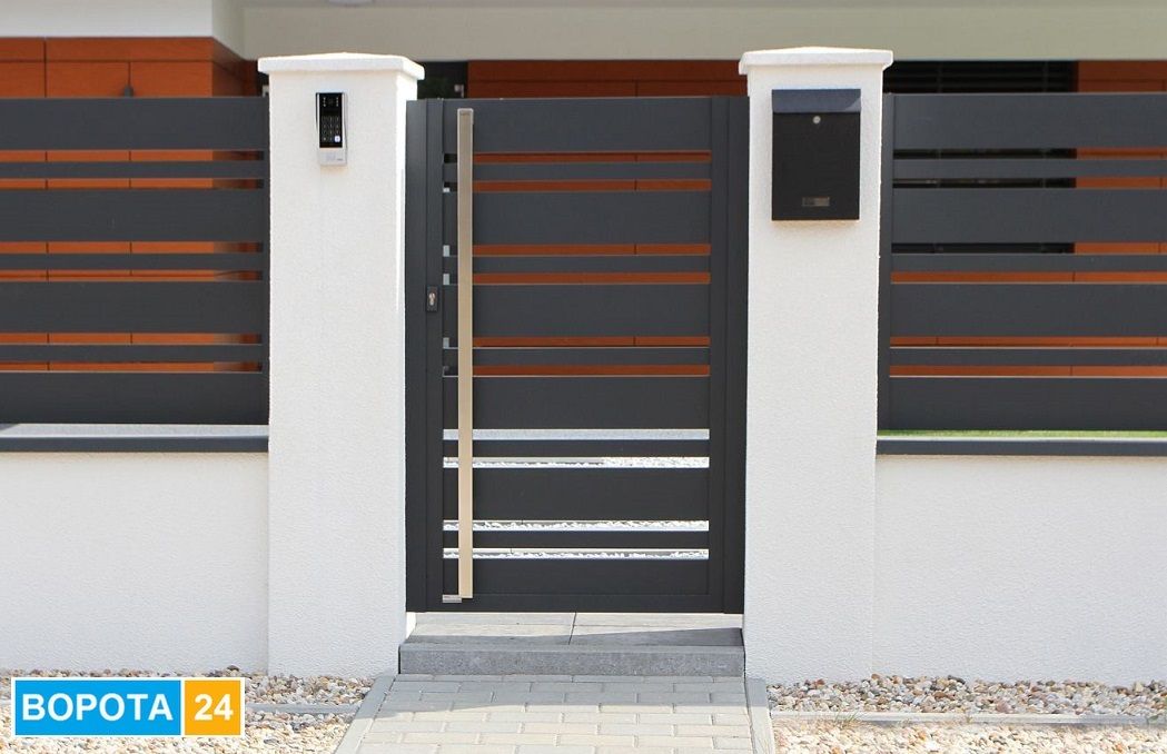 вуличні відкатні ворота типу Ранчо - решіткка