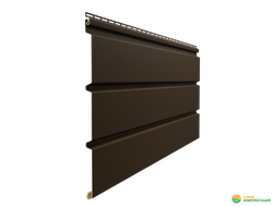 Софит ПВХ Docke STANDARD T4 сплошной шоколад 3000х305 мм