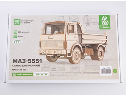Деревянная модель: (Baumi 11015) Самосвал М-5551 ранний