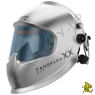 Маска сварщика &quot;Хамелеон&quot; Optrel PanoramaXX CLT 2/4-12DIN обзор панорамный серебристая