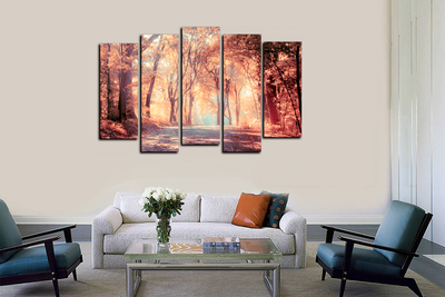 Модульная картина "Осенний день"