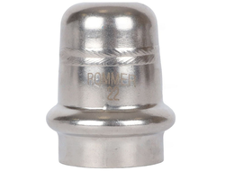 Заглушка ROMMER ВПр 22 из нержавеющей стали прессовой