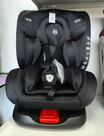 Автокресло Luxmom 210 (Isofix, 0-36 кг, 0-12 лет) Черный