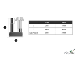 WYIN METALL JET PREMIUM X0914  - Скиммер для выходного патрубка 17 мм