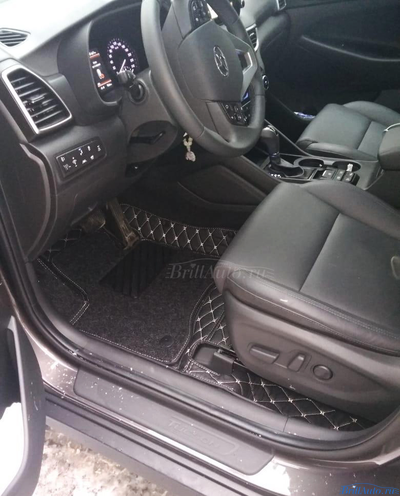 3D коврики в салон Hyundai Tucson