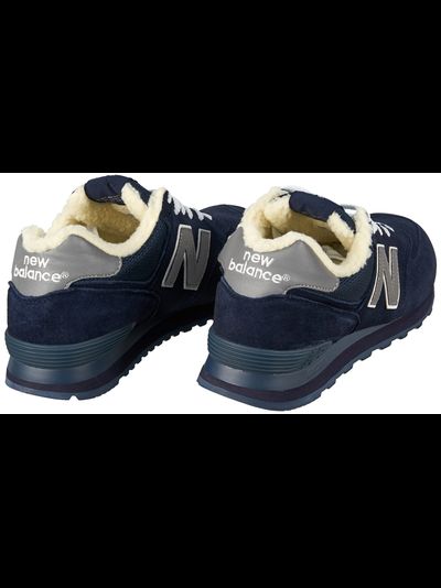 New Balance 574 Navy Blue с мехом