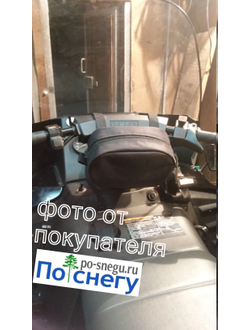 СУМКА НА РУЛЬ "ВИКИНГ" на Yamaha Viking 540 III,IV (Черная)