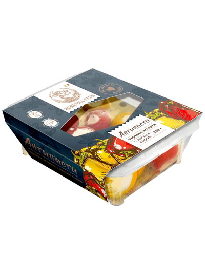 Перчики ассорти с мягким сыром, 260г Burenka Club