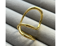 Кольцо зол 17мм.  18х30мм