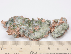 Медь самородная, коллекционный образец, США (75*30*10 мм, 43 г) №28732