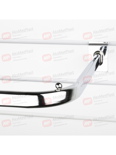 T1200 Вешало П-образное дистанционное цвет: хром 1200x270 мм для экономпанелей