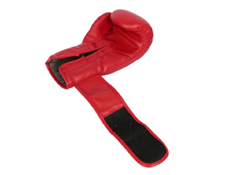 Перчатки бокс. BoyBo кож.зам. красные, вес 2-12 унций