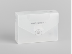 Картотека UniqCardFile Standard 30 GEN2 для 80 карт (прозрачная)