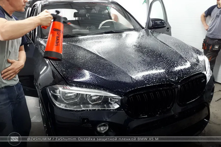 Оклейка защитной пленкой BMW X5 M