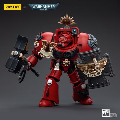 Терминатор Кровавых Ангелов (Warhammer 40k) - КОЛЛЕКЦИОННАЯ ФИГУРКА 1/18 Blood Angels Assault Terminators Brother Taelon (JT5550) - JOYTOY