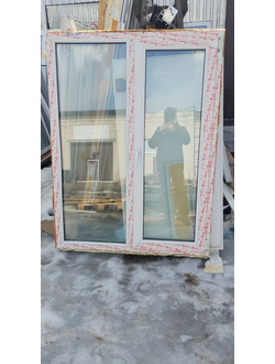 ОКНО БУ ШИРИНА 1180 ВЫСОТА 1550 ПРОФИЛЬ 58 , 32 СП (ДВУХКАМЕРНЫЙ)