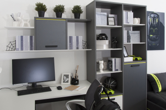 КАРБОН Шкаф книжный ШК