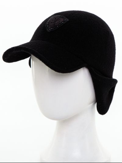 Кепка - ушанка черная