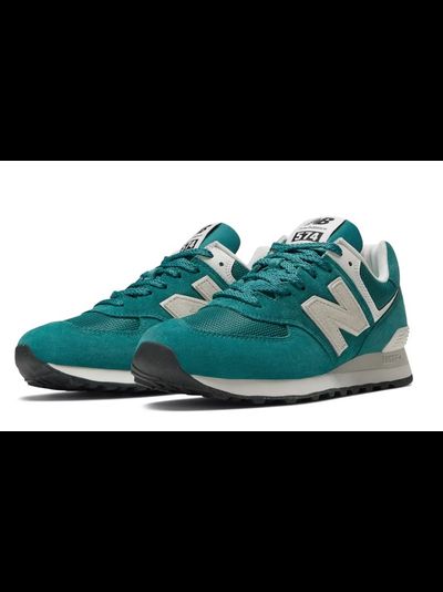 New Balance 574 Green Off White