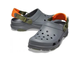 CROCS CLASSIC ALL TERRAIN CLOG СЕРЫЕ С ОРАНЖЕВЫМ